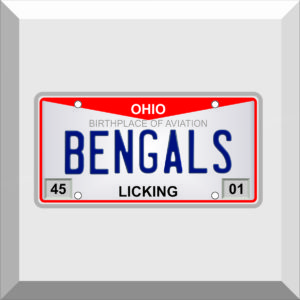 Bumper Sticker – License Plate – BENGALS
