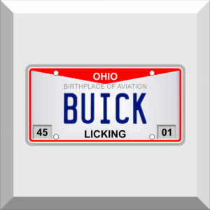 Bumper Sticker – License Plate – BUICK
