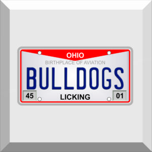 Bumper Sticker – License Plate – BULLDOGS