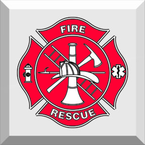 Car Window Sticker / Decal – Fire Logo