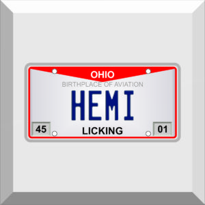 Bumper Sticker – License Plate – HEMI