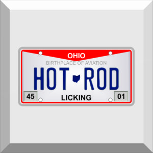 Bumper Sticker – License Plate – HOT ROD