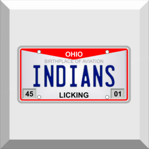Bumper Sticker – License Plate – INDIANS