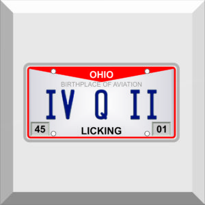 Bumper Sticker – License Plate – IVQII