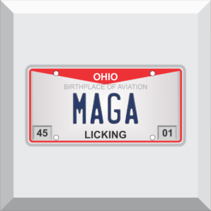 Bumper Sticker – License Plate – MAGA