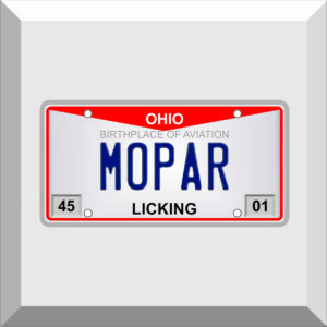 Bumper Sticker – License Plate – MOPAR