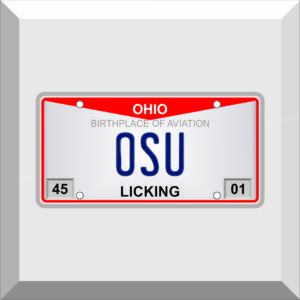 Bumper Sticker – License Plate – OSU