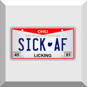 Bumper Sticker – License Plate – SICK