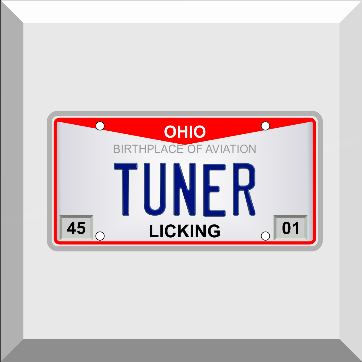 Bumper Sticker License Plate Tuner ~ America First Sign Company 8270