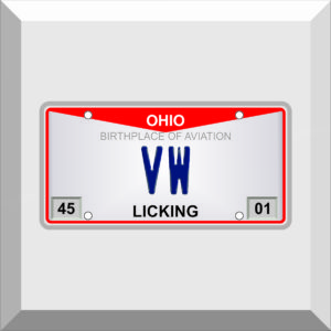 Bumper Sticker – License Plate – VW