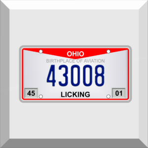 Bumper Sticker – License Plate – 43008