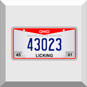 Bumper Sticker – License Plate – 43023