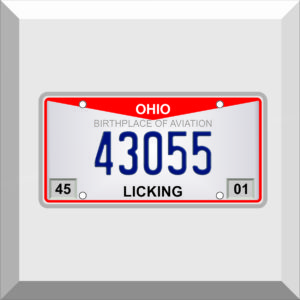 Bumper Sticker – License Plate – 43055