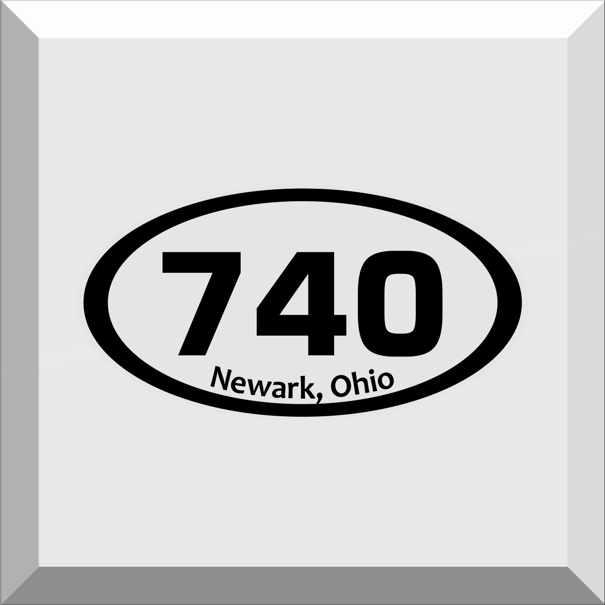 Car Window Sticker Decal 740 Area Code America First Sign Company