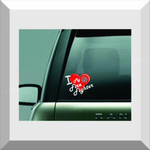 Car Window Sticker / Decal – Firefighter