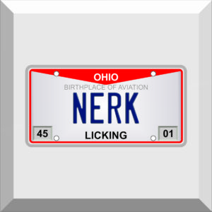 Bumper Sticker – License Plate – NERK