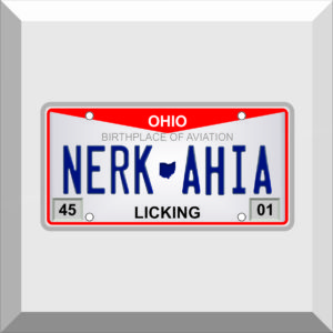 Bumper Sticker – License Plate – NERK_AHIA