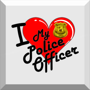 Car Window Sticker / Decal – Police Officer