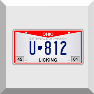 Bumper Sticker – License Plate – U_812