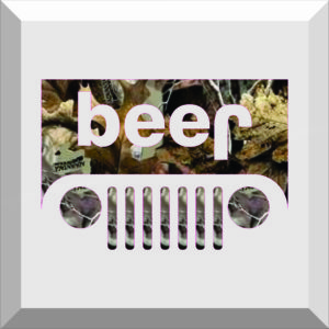 Car Windshield Banner Sticker / Decal – JEEP-beer Thing Camo