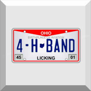 Bumper Sticker – License Plate – 4-H BAND
