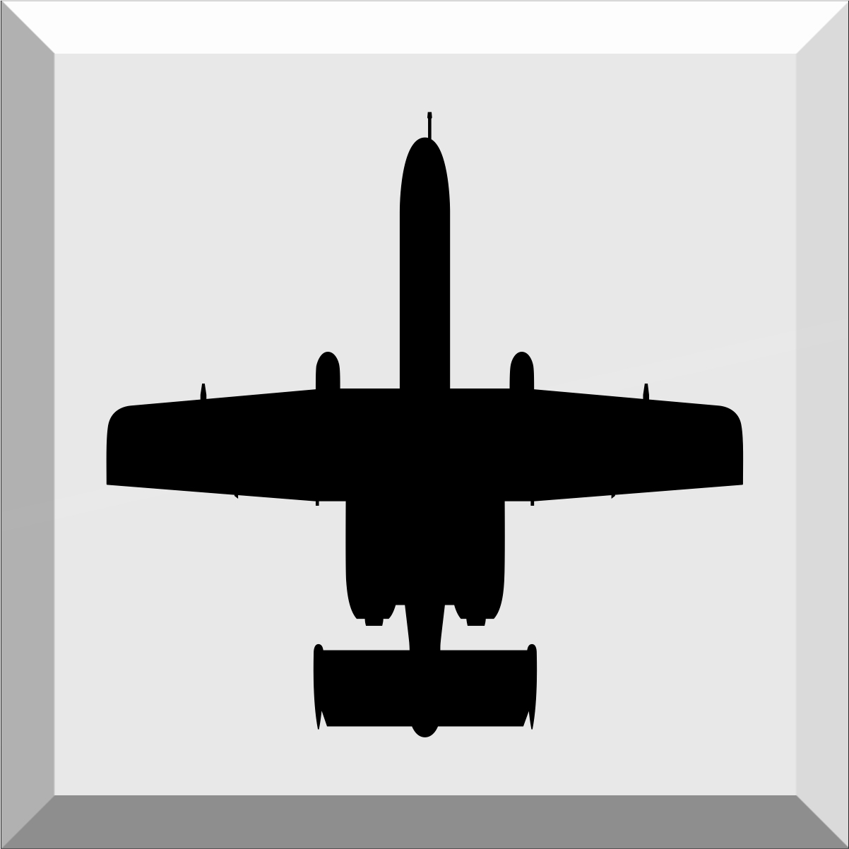 Fairchild Republic A-10 Thunderbolt II Single-Seat Twin Turbofan Engine Can...