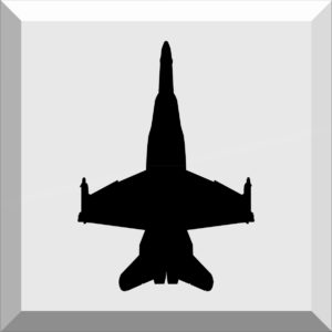 Car Window Sticker / Decal – F/A-18 Hornet