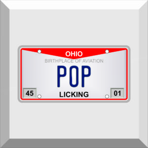 Bumper Sticker – License Plate – POP
