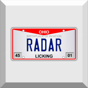Bumper Sticker – License Plate – RADAR
