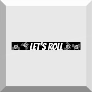 Windshield Banner Sticker / Decal – Jeep Let’s Roll