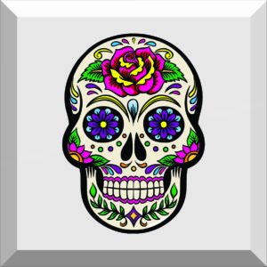 Car Window Sticker / Decal – Sugar Skull